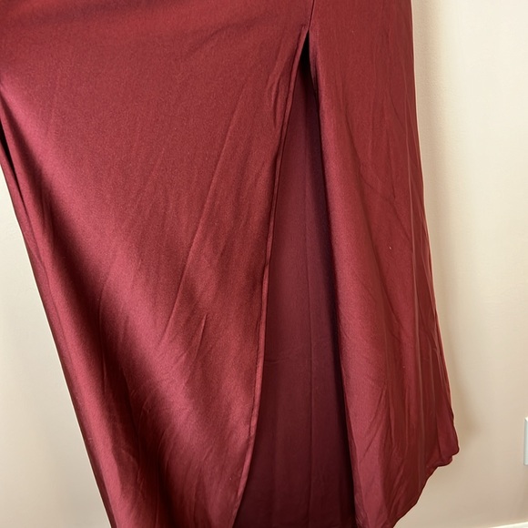 Blush Mark City of Light Cabernet Maxi Dress Size M - Picture 3 of 7